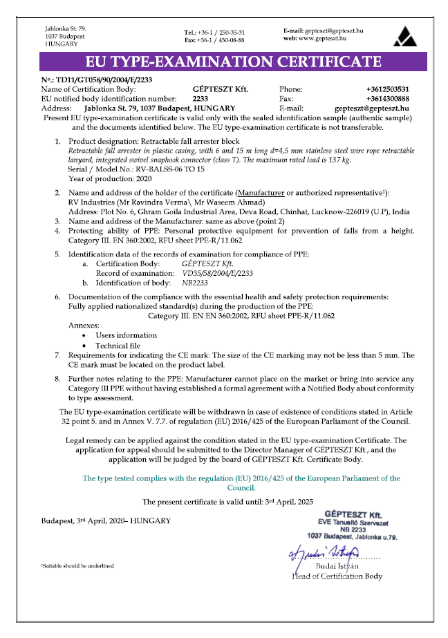 salvator-certifications